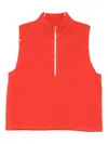 Rier Wool Gilet In Red