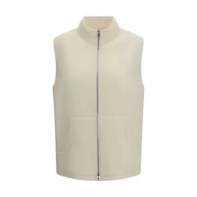 Rier Off White Mock Collar Jacket In Transparent