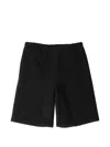 Rier Wool Shorts In Black