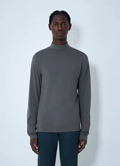 Rier Wool Turtleneck Sweater In Gray