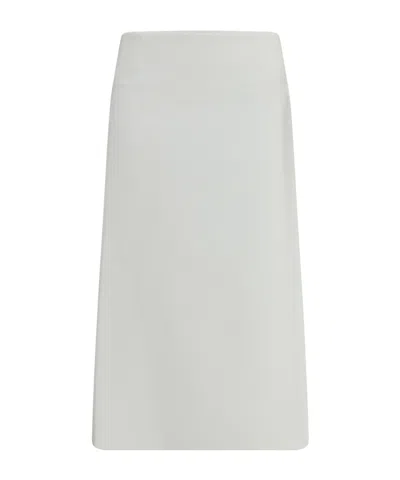 Rier Wrap-style Midi Skirt In White