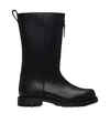 Rier X Ludwig Reiter Collaboration Tractor Mid-calf Boots In Black