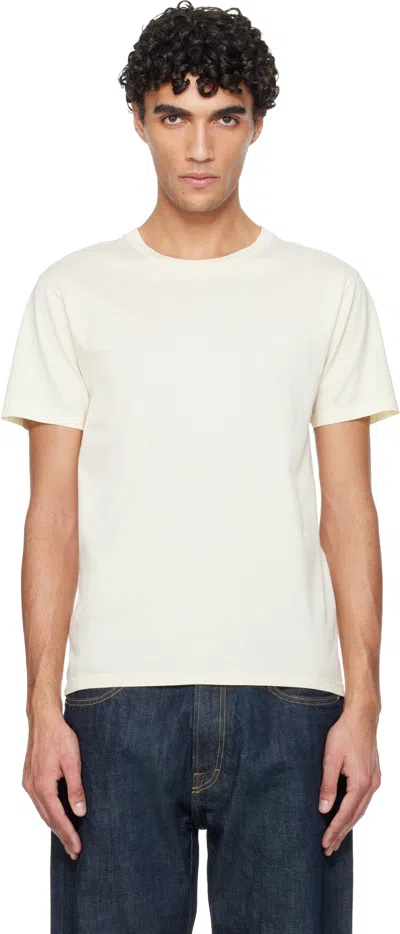 Rier Yellow Fitted T-shirt In White