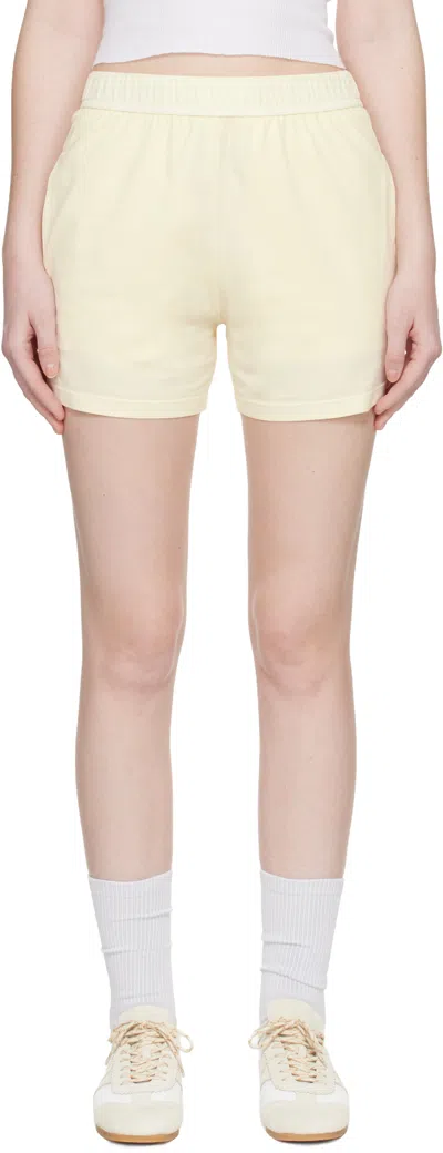 Rier Yellow Jersey Cotton Shorts