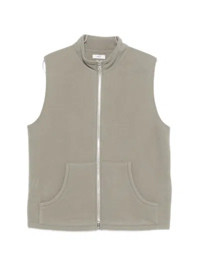 Rier Zip-fastening Pocket Gilet In Gray