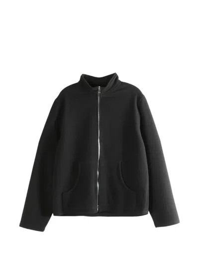 Rier Zip-up Sweatshirt In Black
