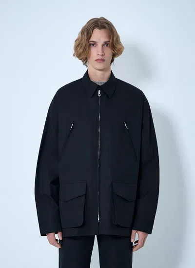 Rier Zip-up Jacket In Black