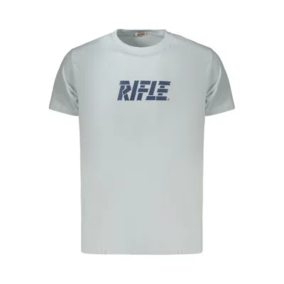 Rifle Azzurro Cotton Men's T-shirt In Blue