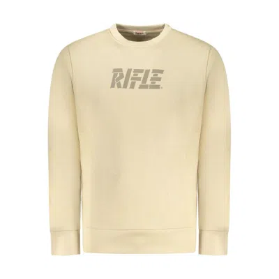 Rifle Beige Cotton Men Sweatshirt In Brown