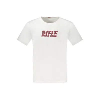 Rifle Bianco Cotton Uomo T-shirt In White