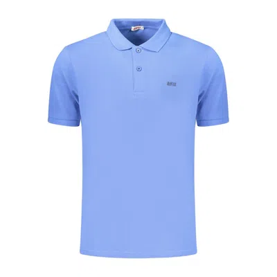 Rifle Blue Cotton Men's Polo