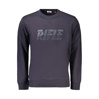 Rifle Blue Cotton Men's Sweatshirt