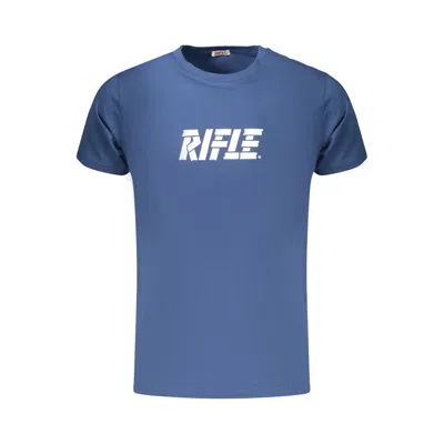 Rifle Blue Cotton Men's T-shirt In Green