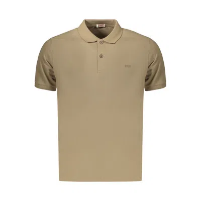Rifle Brown Cotton Men's Polo