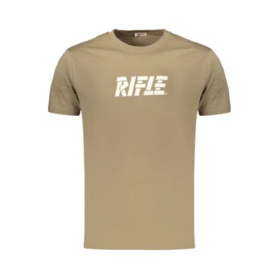 Rifle Brown Cotton Mens T-shirt
