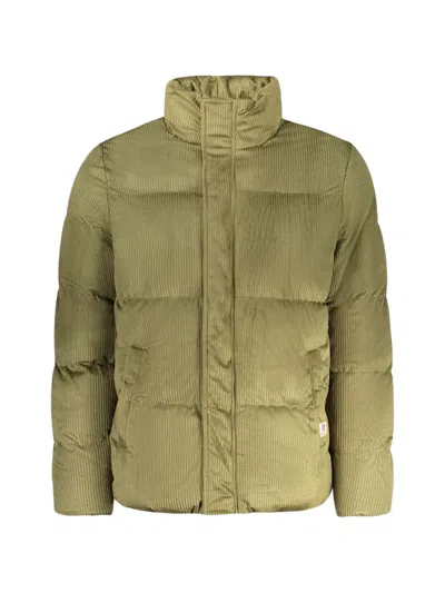 Rifle Corduroy Padded Jacket In Green