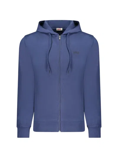 Rifle Cotton Hooded Jacket In Blue