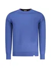 Rifle Blue Polyester Men Sweater In Blue