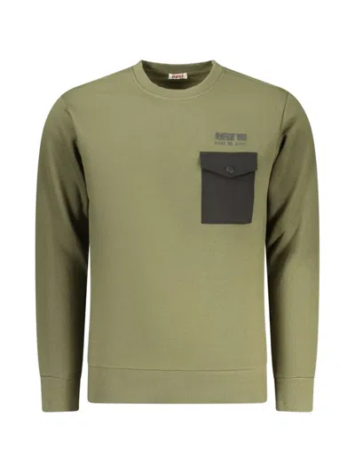 Rifle Flap-pocket Cotton Sweatshirt In Multi