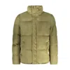 Rifle Green Polyester Coat In Green