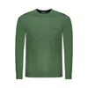 Rifle Green Wool Men Sweater In Green
