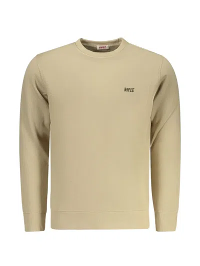 Rifle Logo-print Cotton Sweater In Neutral
