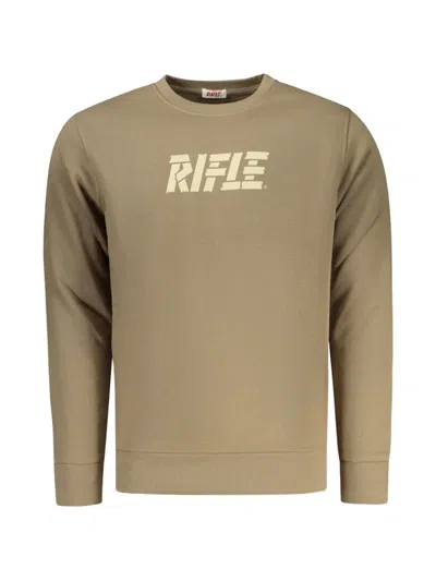 Rifle Marrone Cotton Men Sweatshirt In Neutral