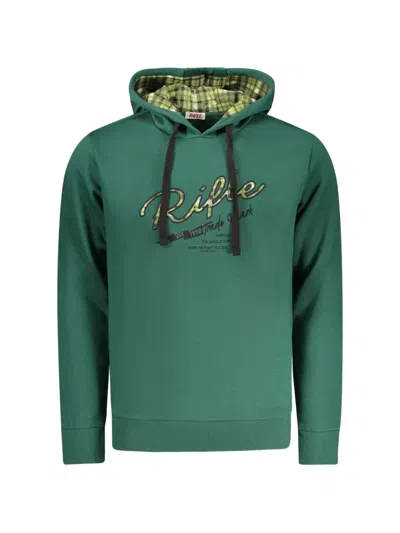 Rifle Logo-detail Drawstring Hoodie In Green
