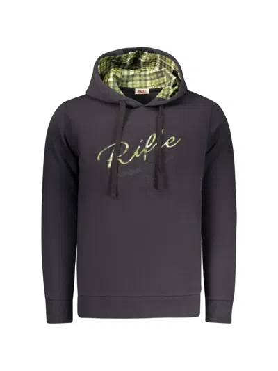 Rifle Logo-print Drawstring Hoodie In Black