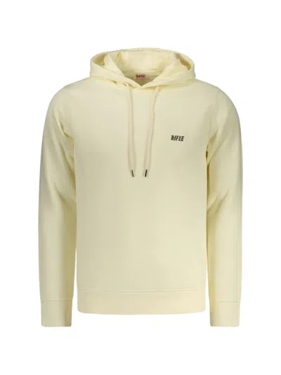 Rifle Logo-print Drawstring Hoodie In Yellow