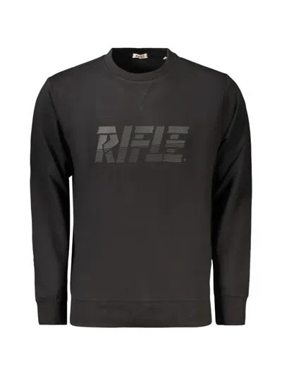 Rifle Logo-print Sweatshirt In Black