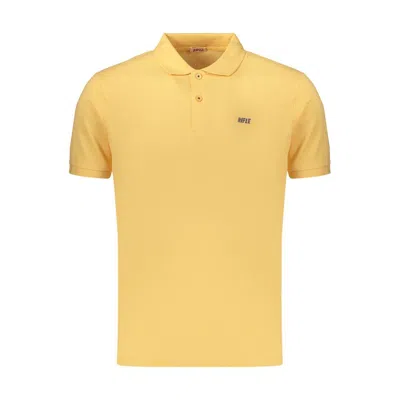 Rifle Orange Cotton Men's Polo Shirt In Yellow
