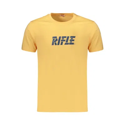 Rifle Orange Cotton Men's T-shirt In Yellow