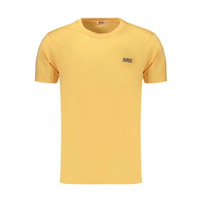 Rifle Orange Cotton Men's T-shirt In Yellow