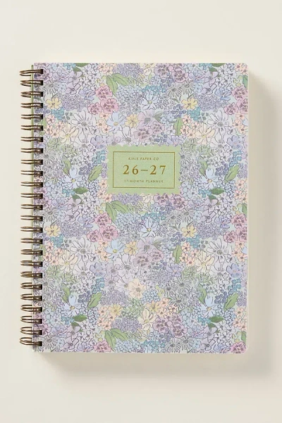 Rifle Paper Co 17-month Softcover Spiral Planner In Multi