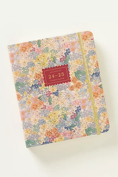 Rifle Paper Co 2025 17-month Academic Covered Spiral Planner In Multi