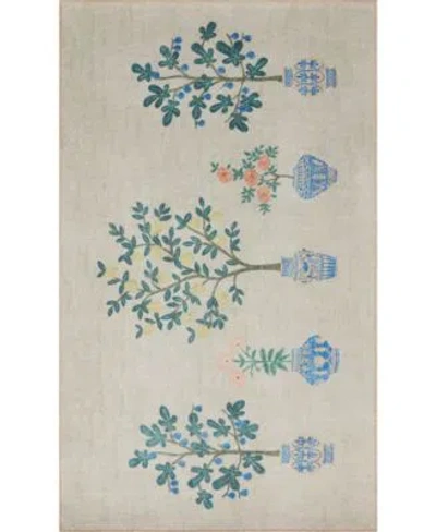 Rifle Paper Co Atelier Ate 01 Rug Collection In White