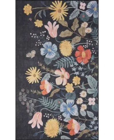 Rifle Paper Co Atelier Ate 04 Rug Collection In Black