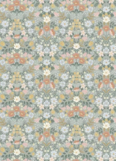 Rifle Paper Co Bramble Garden Floral Peel-and-stick Wallpaper
