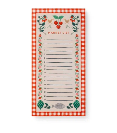 Rifle Paper Co Cherry Farm Market Pad In Red