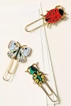 Rifle Paper Co Curio Enamel Paper Clips, Set Of 3