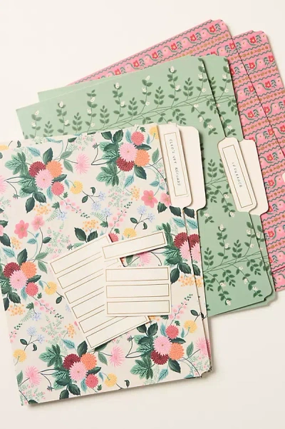 Rifle Paper Co Dahlia File Folder In Multi