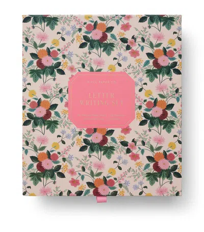 Rifle Paper Co Dahlia Letter Writing Set In Animal Print