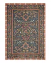 Rifle Paper Co . Fiore Fio-01 Area Rug, 2'7 X 4' In Navy/rust