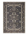 Rifle Paper Co . Fiore Fio-01 Area Rug, 7'10 X 10' In Charcoal