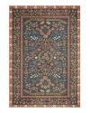 Rifle Paper Co . Fiore Fio-01 Area Rug, 7'10 X 10' In Navy/rust