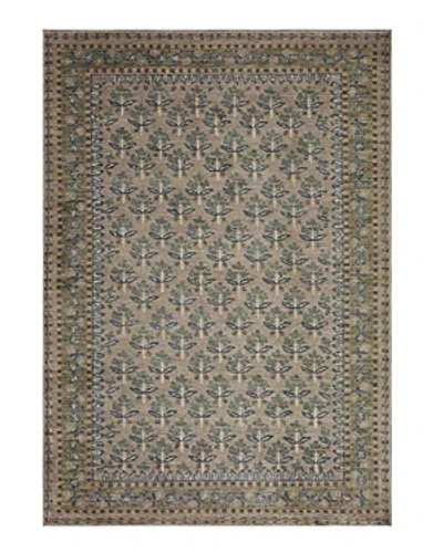 Rifle Paper Co . Fiore Fio-02 Area Rug, 7'10 X 10' In Gray