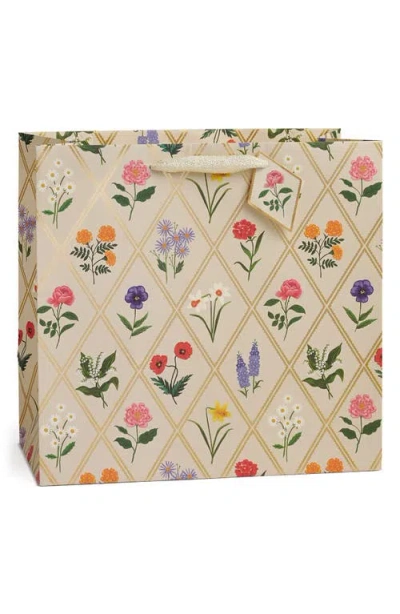 Rifle Paper Co . Garden Study Large Gift Bag In Neutral
