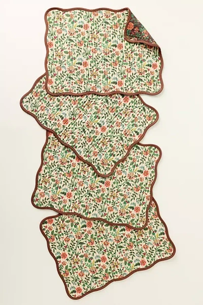 Rifle Paper Co Gracie Cotton Placemats, Set Of 4