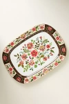 Rifle Paper Co Gracie Porcelain Large Platter In Multi